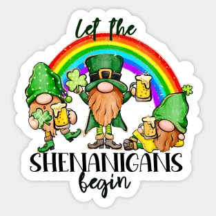 Let the Shenanigans Begin Sticker